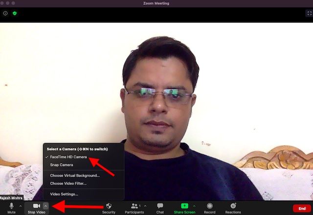 Enable snap camera in zoom