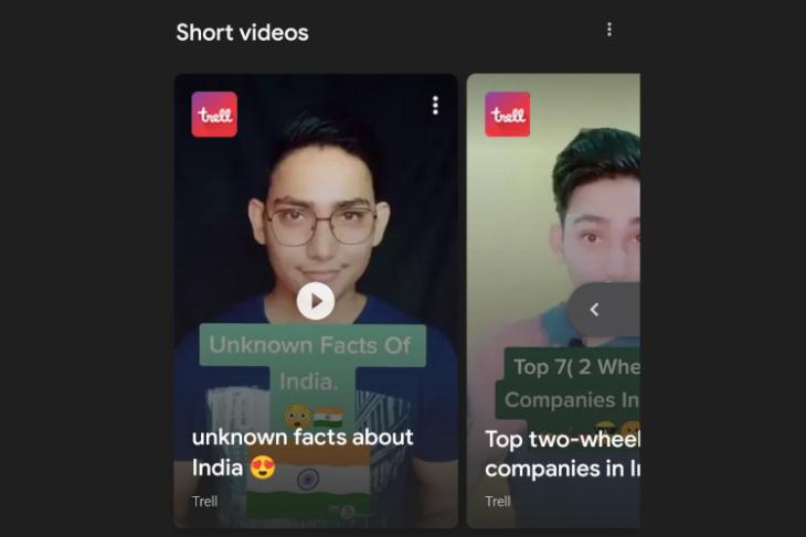Google Discover Testing New ‘Short Videos’ Section
