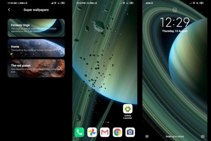 How to Get Mi 10 Ultra's Saturn Super Wallpaper on Xiaomi Devices