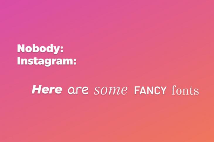 Instagram Rolling out New Fonts on Stories