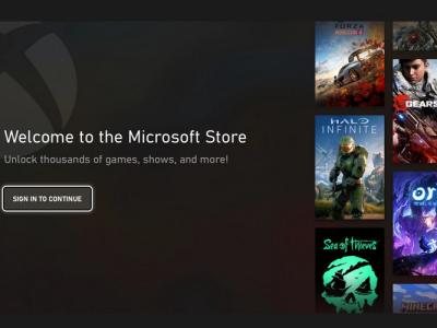 New MS Store on Xbox website