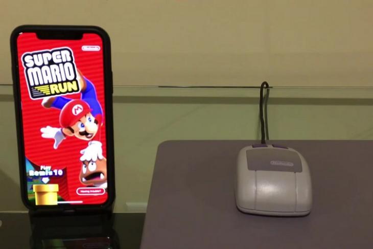 Nintendo mouse still works with iPhone feat.