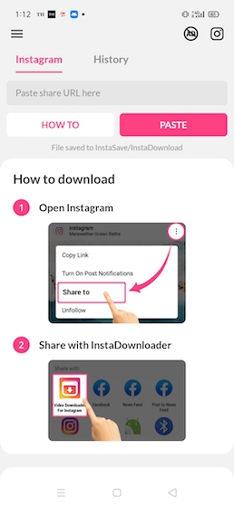 Open Video Downloader for Instagram