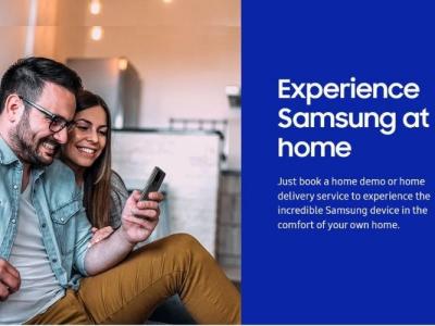 Samsung home demo and delivery service