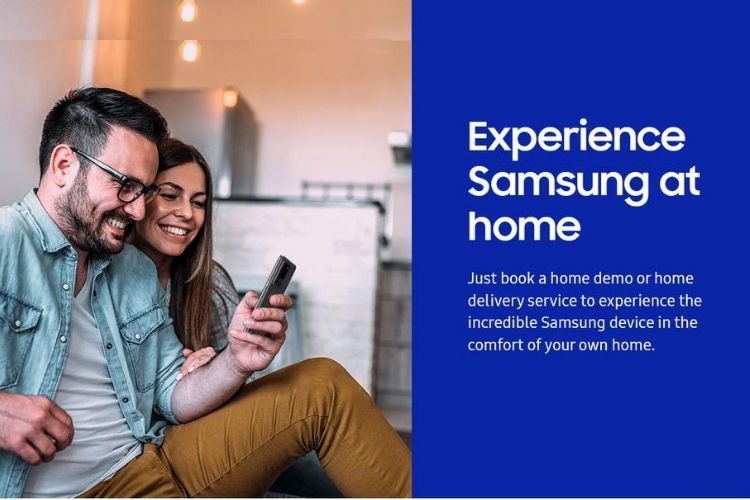 Samsung home demo and delivery service