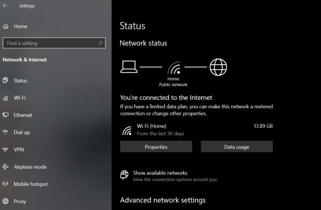 windows 10 wifi turns itself off