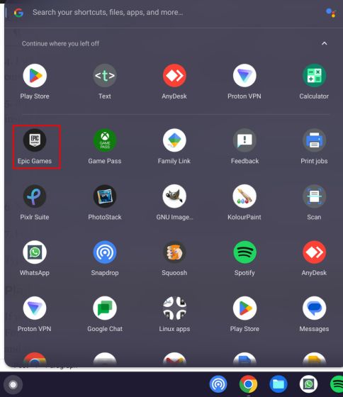 How to Install Epic Games on ChromeOS