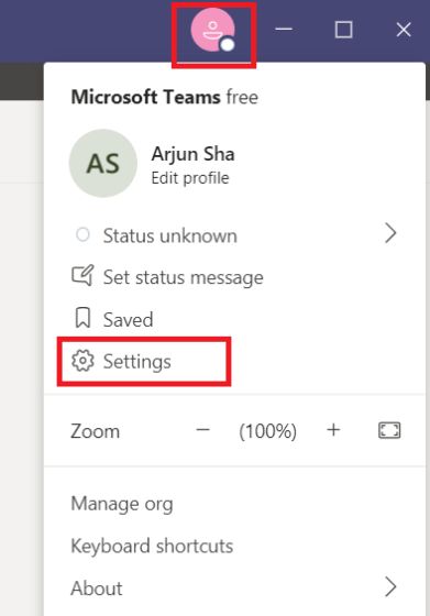 Enable Together Mode in Microsoft Teams