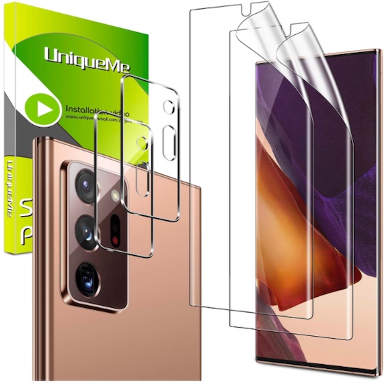 UniqueMe 2 Pack Camera Lens Protector for Samsung Galaxy Note 20 Ultra