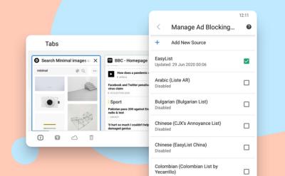 Vivaldi 3.2 for Android Supports Custom Ad Blocker Lists and Improves Bottom Bar
