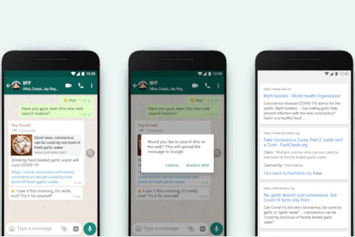 WhatsApp’s ‘Search the Web’ Feature Lets You Verify Forwarded Messages