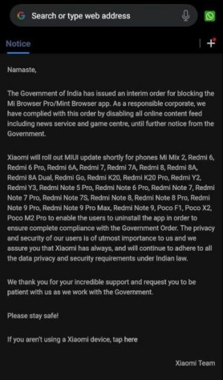 Here’s a List of Redmi, Poco Phones That Will Get MIUI Update to Remove Banned Apps