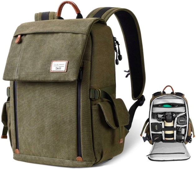 Zecti Waterproof Large Canvas Camera Bag