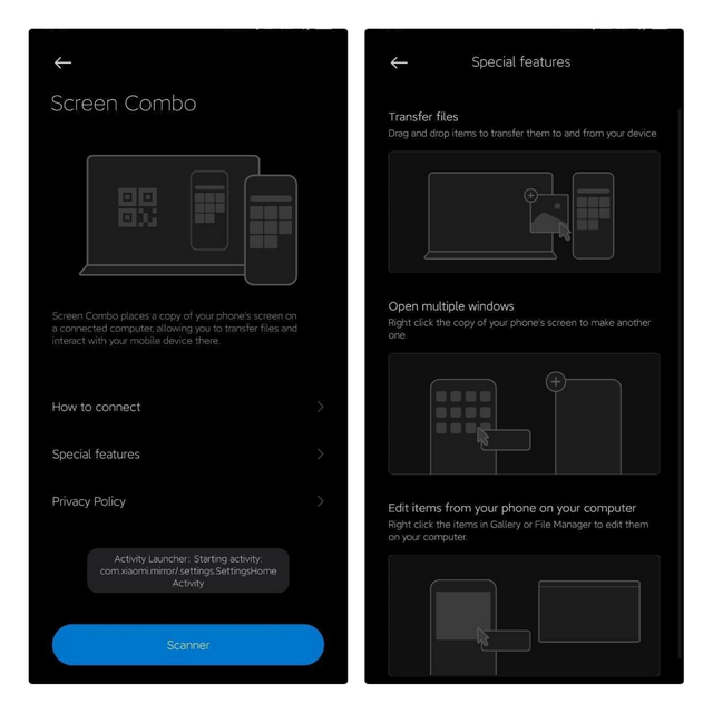 device control ui