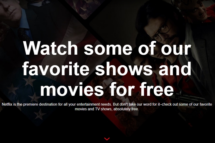 Free best sale netflix series