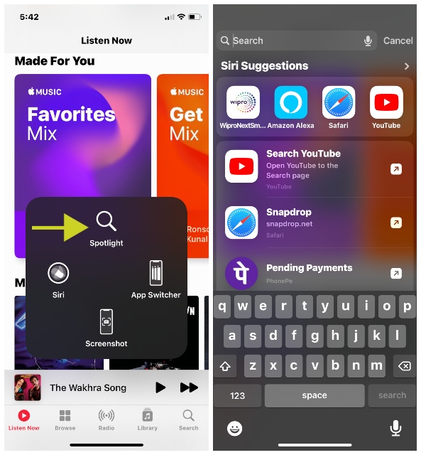 Here's a Trick to Access “Spotlight Search” Anywhere on iPhone and iPad