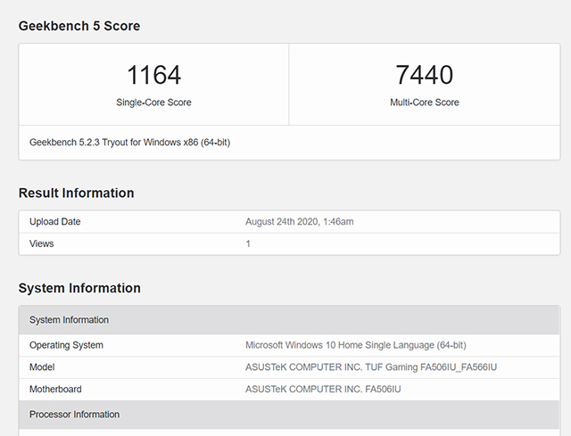 a15 geekbench