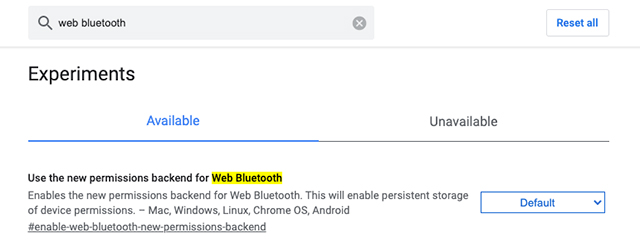 Chrome is Testing UI for Web Bluetooth Connections in Latest Canary Build