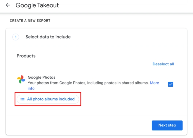 Exportieren Sie Google Fotos nach OneDrive und Flickr