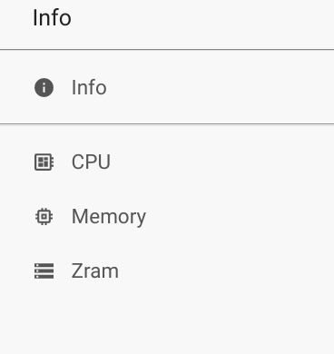 Monitor System Performance in a Chromebook