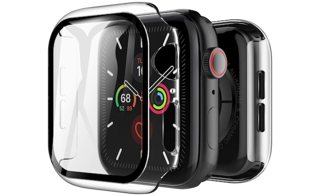 6. LK Tempered Glass Case for Apple Watch