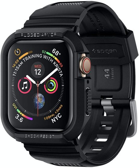 6. Spigen Rugged Armor Pro Best Screen Protectors for Apple Watch SE