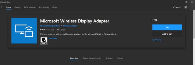 microsoft wireless display adapter download cannot connect