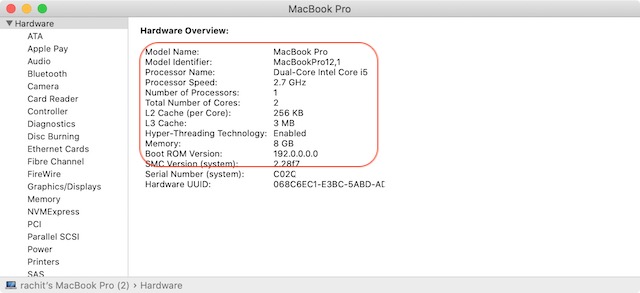 check cpu on mac