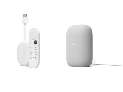 Chromecast with Google TV and Nest Audio Speaker Images Leaked Online