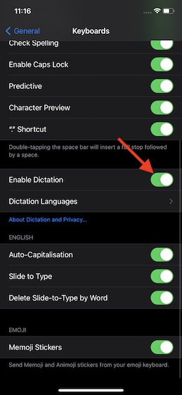 How to Remove Microphone Icon from Keyboard on iPhone - 10