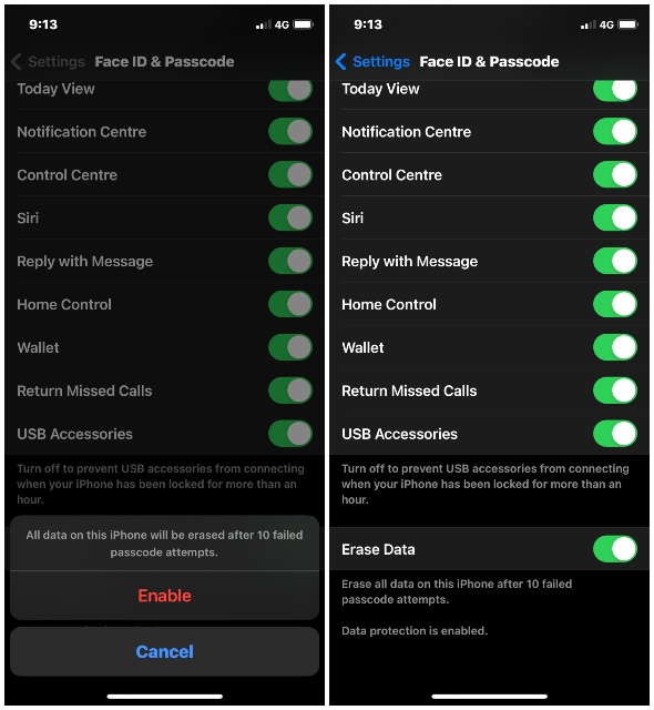 How to Make iPhone Erase All Data After 10 Failed Passcodes - 26