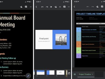 Google Docs, Sheets, and Slides Getting Dark Mode on iOS