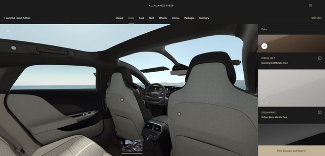 Lucid air customizer int.