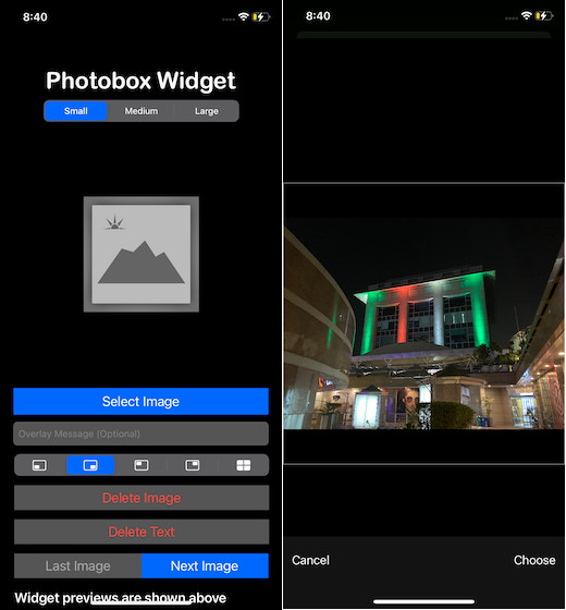 Photobox Widget