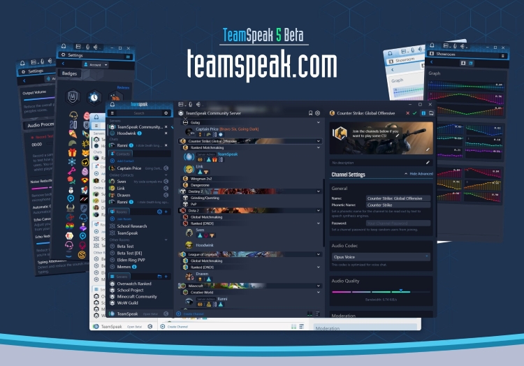 Teamspeak Interface