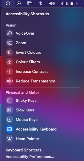 Use Accessibility Shortcuts