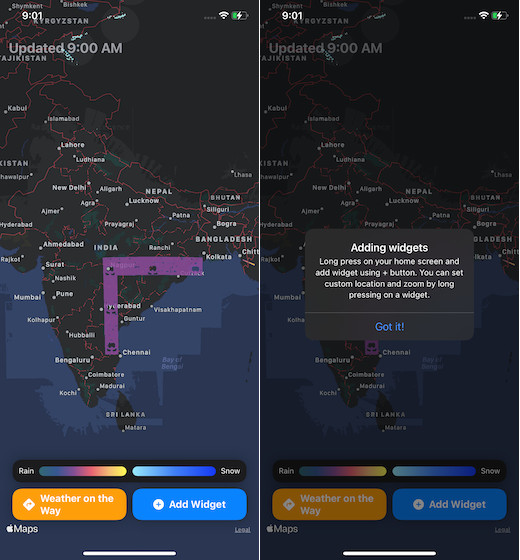 Widget Radar