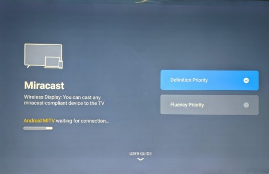 windows to android tv cast