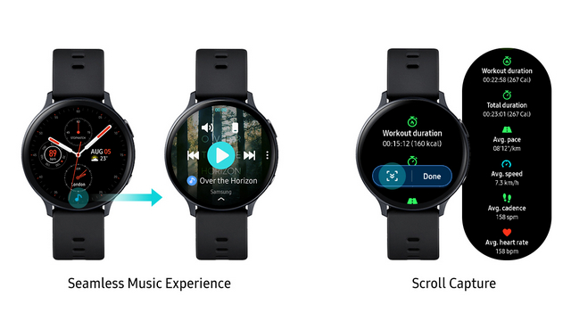 galaxy watch scroll capture