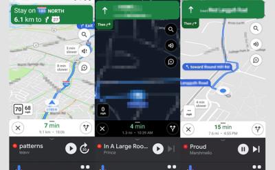 google maps new navigation ui car mode