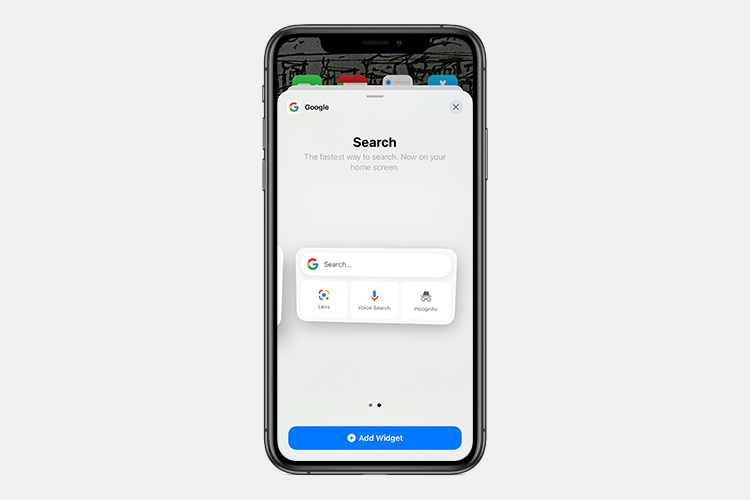 google search widget ios 14