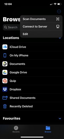 how to scan docs in ios 1