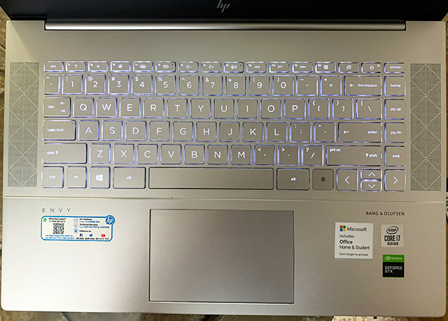 Hp Envy 15 Ep0123Tx Keyboard