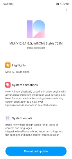 miui 12 - redmi note 9 pro