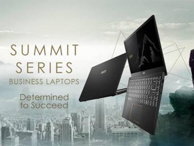 msi summit series laptops