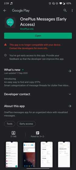 OnePlus Brings Messages App to the Play Store - 84