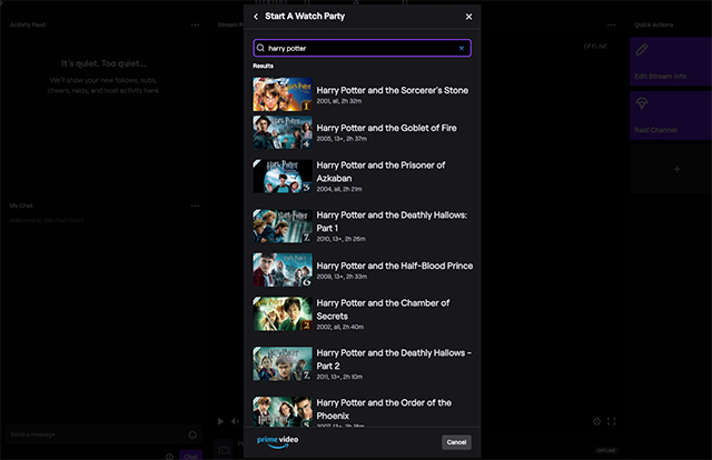 Twitch Now Allows Anyone to Host Prime Video Watch Parties, Here’s How to Use It