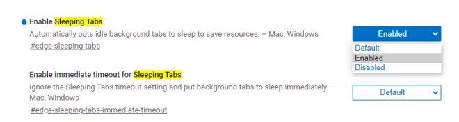 sleeping tabs 2