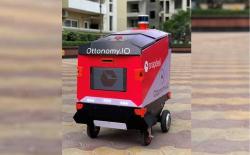 snapdeal - robot last mile delivery