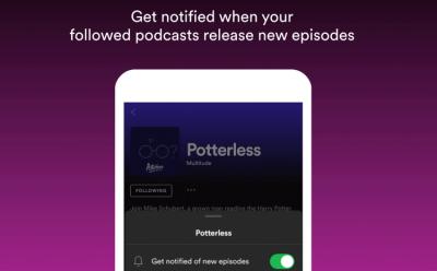 spotify podcast notifications